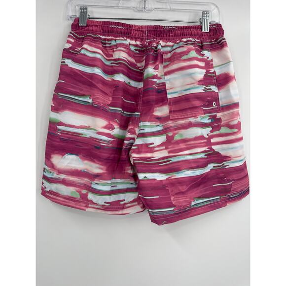 NWT CSG Swimming trunks elastic waistband & drawstring pink size S - Picture 3 of 6